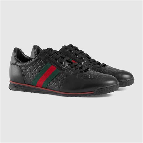 suede gucci sneakers|Gucci leather sneakers sale.